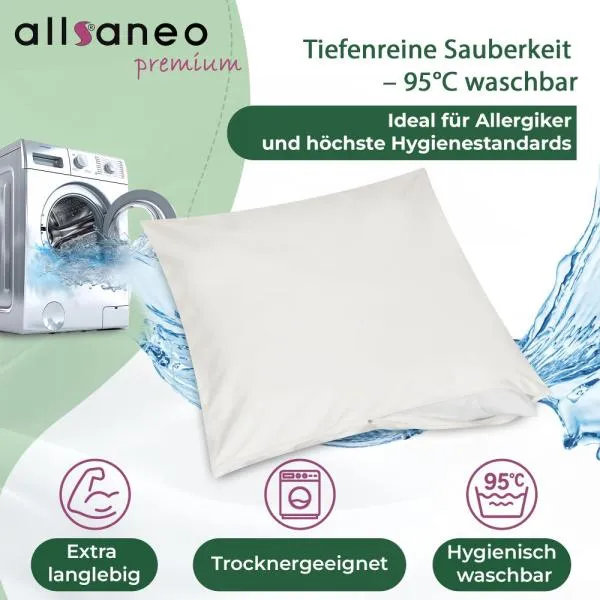 allsaneo premium Encasing Kissenbezug 50x50 cm